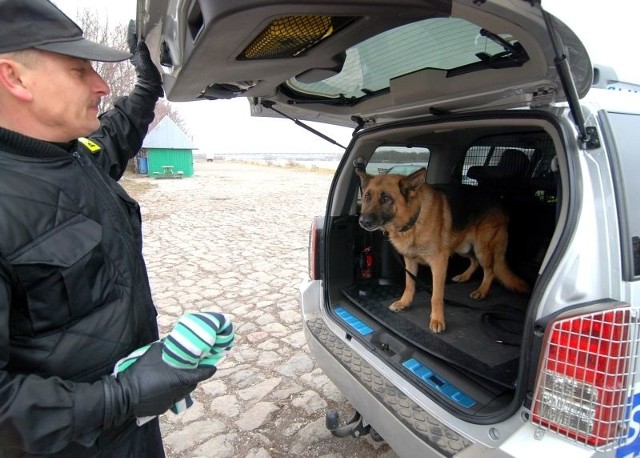 Sierżant sztabowy Andrzej Zasuwa, przewodnik policyjnego psa, wspólnie ze swoim podopiecznym szukali we wtorek 23-latka.