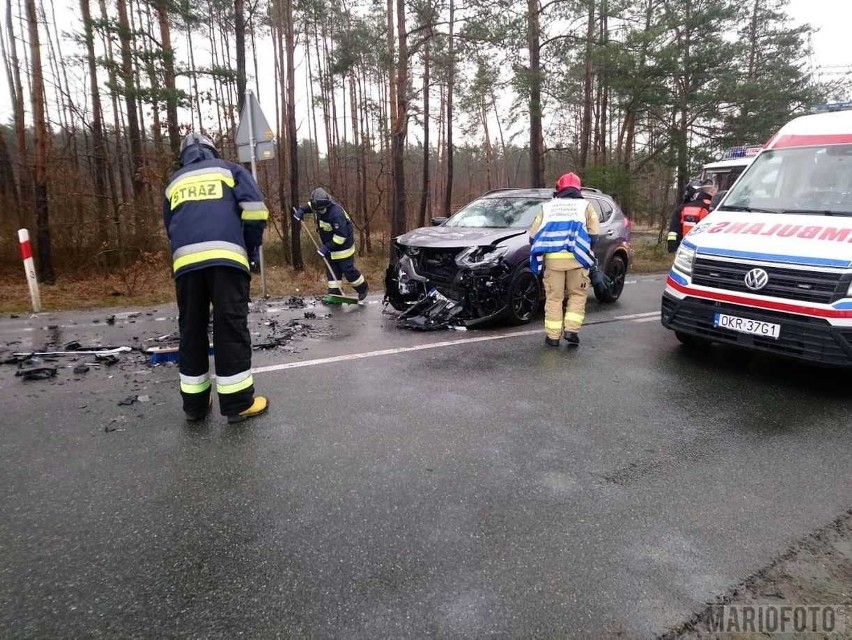 Zderzenie w Kątach Opolskich.