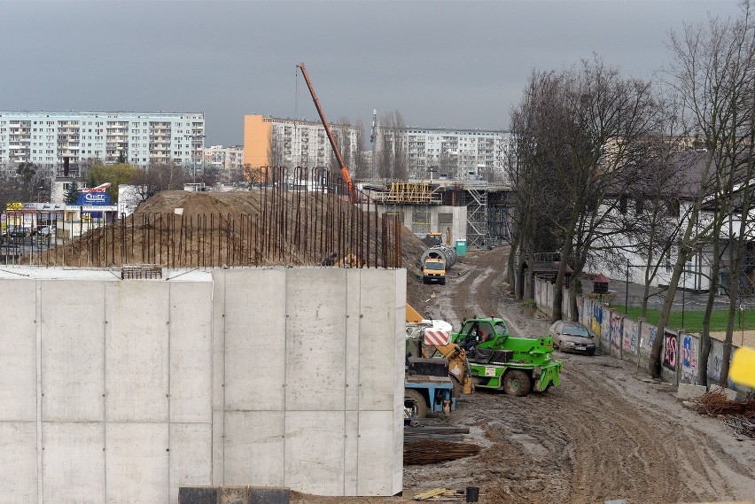 Budowa PKM w Gdańsku (27-28.11.2013)