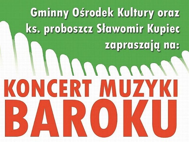 W niedzielę, 28 lipca, po południu w kościele pw. Trójcy Świętej w Przytocznej odbędzie się koncert muzyki barokowej 