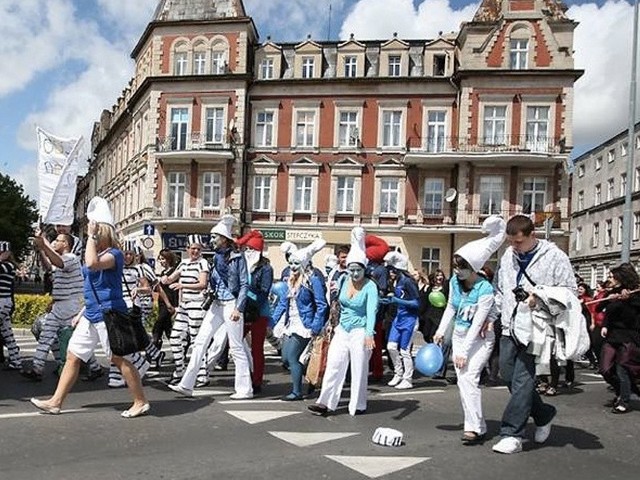 Parada studentów w 2011 roku.