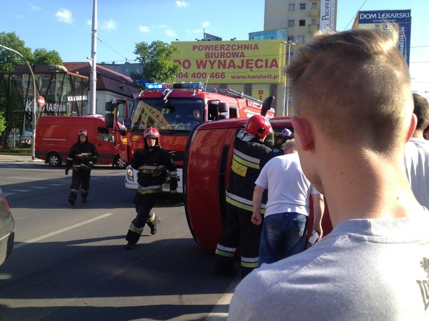 Wypadek na pl. Żołnierza w Szczecinie