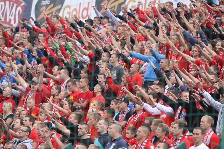 Kibice na meczu Widzew Łódź - Górnik Zabrze [ZDJĘCIA+FILM]