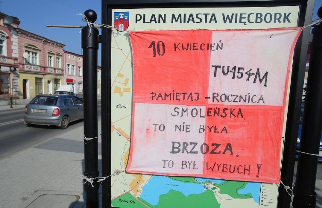 Plan miasta Więcbork....