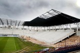 Stadion Pogoni w czasach zarazy. Dach obiektu staje się kompletny [ZDJĘCIA] 