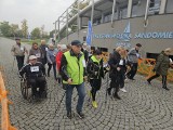 Pierwszy Marszobieg Międzypokoleniowy na sandomierskim Bulwarze Piłsudskiego. Były ćwiczenia i prozdrowotna edukacja