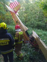 Zmarł pilot awionetki, która rozbiła się w czwartek w Starej Wsi. Przyczyny wypadku bada Państwowa Komisja Badania Wypadków Lotniczych