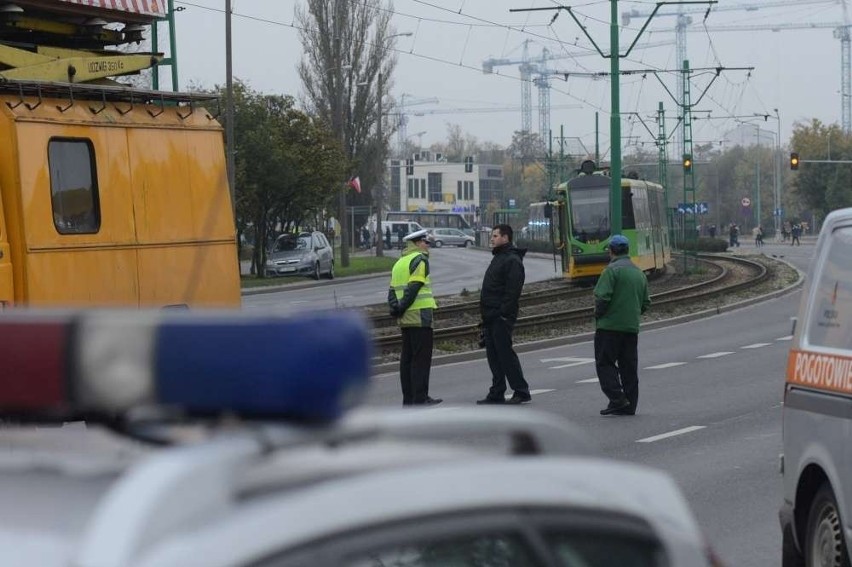 W czwartek po południu tramwaje nie jeździły ulicą Jana...