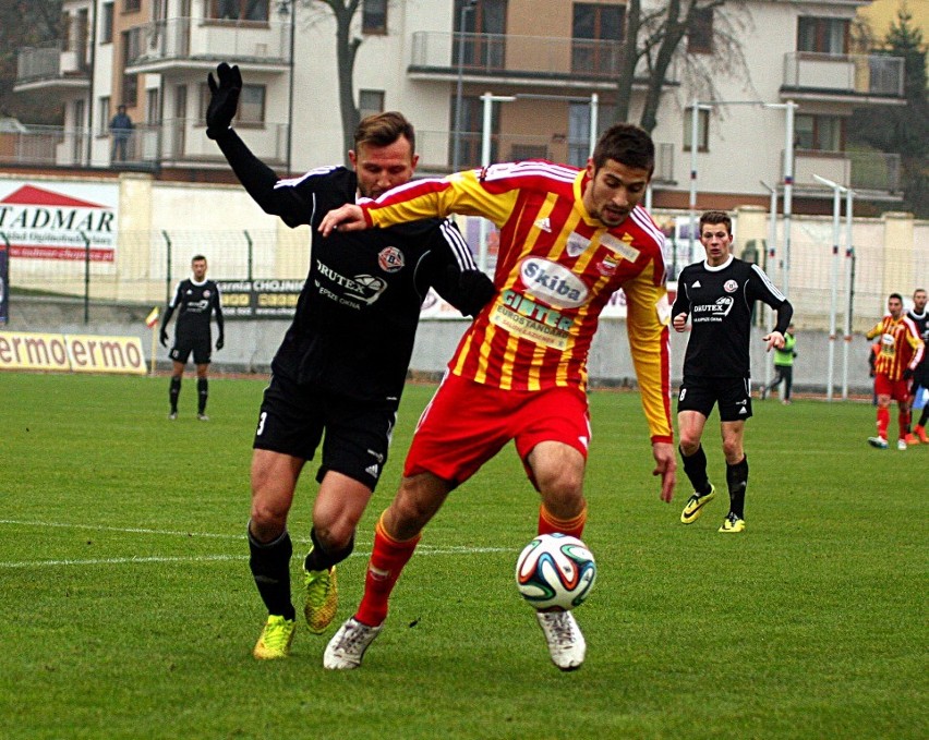 Chojniczanka Chojnice w "dziesiątkę" wygrała derby Pomorza z Druteksem Bytovią! [ZDJĘCIA]