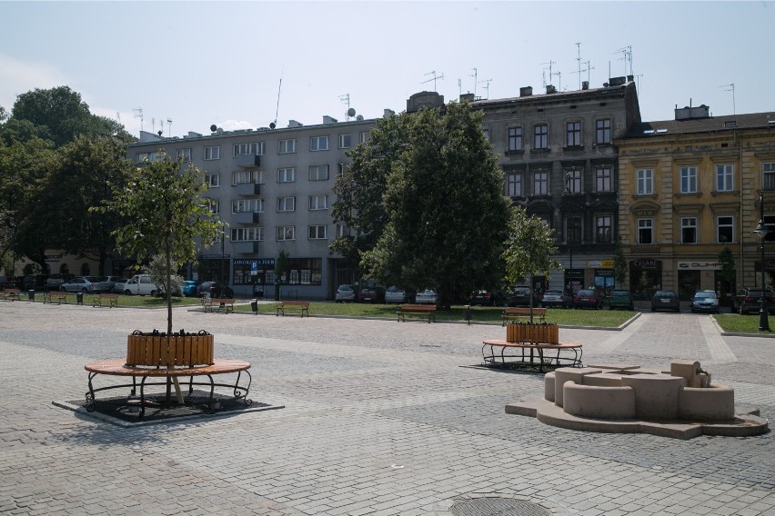 Rynek Podgórski tuż po remoncie