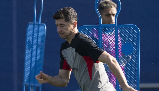 Robert Lewandowski podczas o