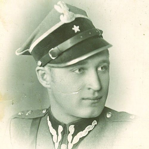 Franciszek Kułakowski w mundurze LWP w 1946 roku.