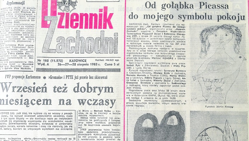 "Nauczyciele pracują krócej, a dzieci rysują pokój" DZ pisał 32 lata temu