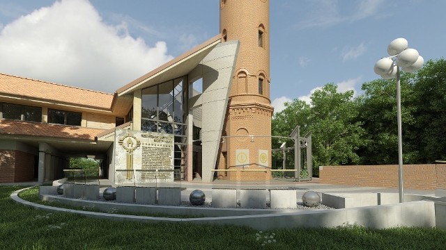 Tak będzie się prezentować wieża widokowa wkomponowana w nowe centrum pielgrzymkowo-turystycznego. Te zostanie zrealizowane według projektu Marka Jankowskiego z koszalińskiej firmy ArchTim.