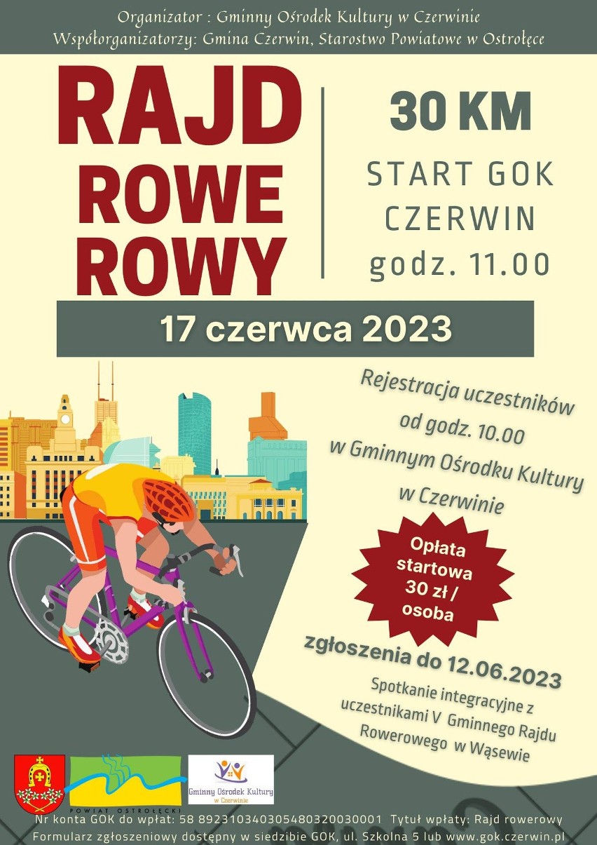 Rajd Rowerowy w Czerwinie