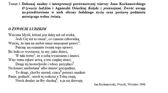 Matura 2014 polski rozszerzony PRZECIEKI. Jakie pytania pojawią się na teście? ZADANIA, ARKUSZE CKE