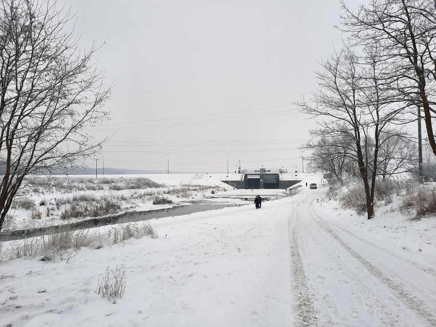 Straż miejska ostrzega: Lód na Zalewie Zemborzyckim jest bardzo cienki 