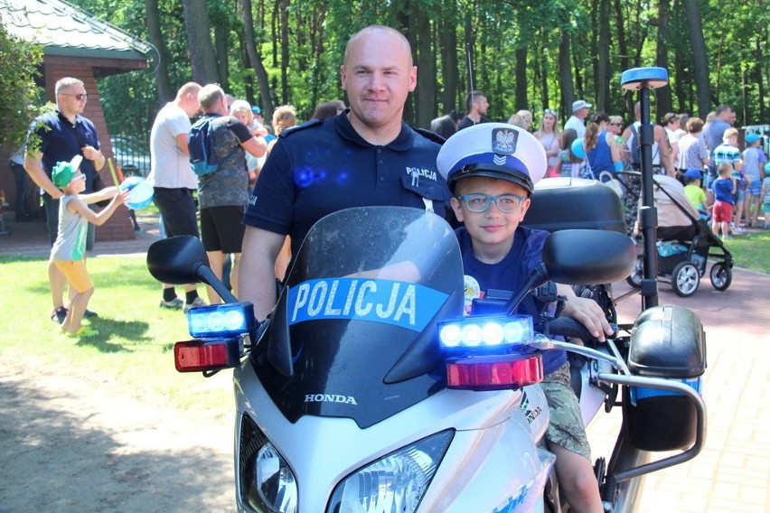 Piknik przygotowali w Parku Zielona dąbrowscy policjanci i...