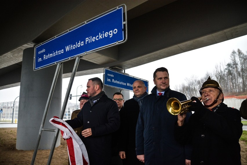 Rondo im. Rotmistrza Witolda Pileckiego w Lublinie. Tablica uroczyście odsłonięta (ZDJĘCIA)