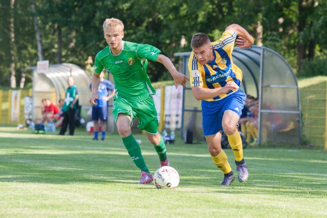 Maciej Staniaszek jest stoperem U19 w Gryfie.