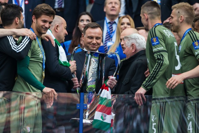 Andrzej Duda był obecny również na finale Pucharu Polski