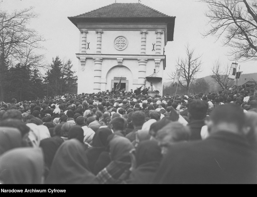 Kalwaria Zebrzydowska i sanktuarium. Zdjęcia archiwalne