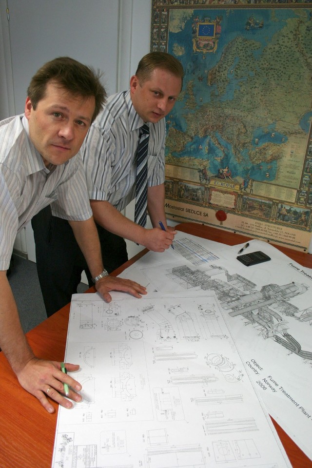 Od lewej Artur Kaszyca i Krzysztof Ostrowski