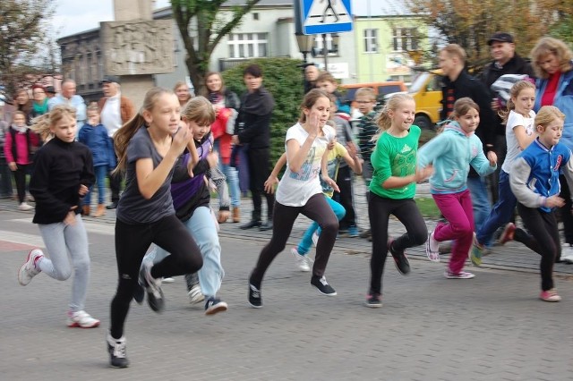 Trasę biegu wytyczona na nakielskim rynku