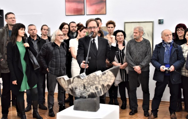 14 grudnia 2019 r. Galeria BWA w Zielonej Górze: otwarcie wystawy prac lubuskich artystów Salon Jesienny 2019