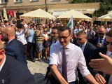 Krajowa Konwencja Prawa i Sprawiedliwości w niedzielę na Rynku w Sandomierzu. Przyjechał premier Mateusz Morawiecki 