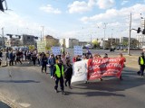 Demonstracja pracowników sądów i prokuratur. Korki w centrum