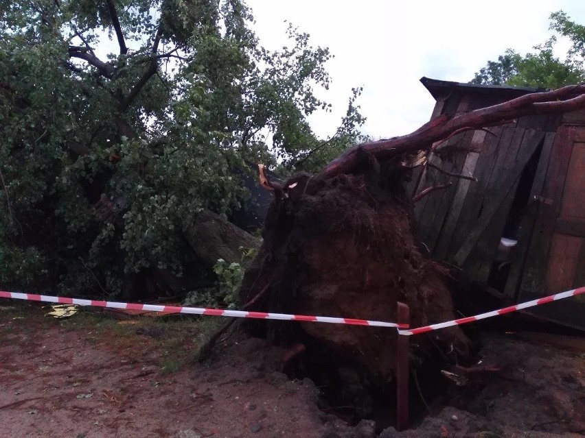 - Gwałtowna wichura, która przeszła przez Orzysz ok godz. 17...