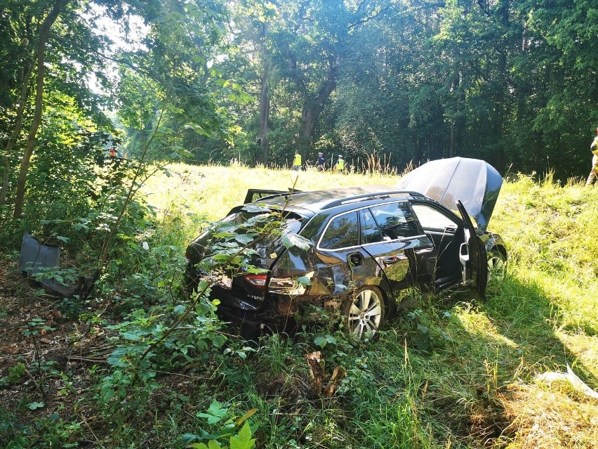 Na starej trasie numer 6, tuż przy zjeździe na Białogard...