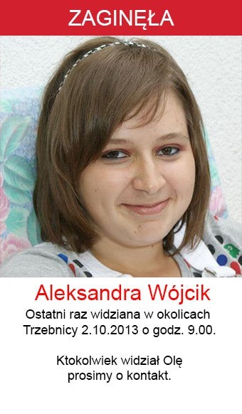 Zaginiona Anna Wójcik