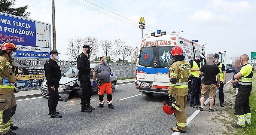 W piątek 14 maja  na ul. Mroteckiej w Nakle zderzyły się dwa...