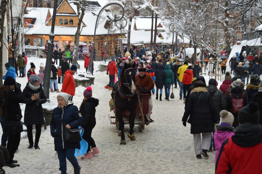 Zakopane zatłoczone. Tysiące turystów. Brakuje wody w kranach [ZDJĘCIA]