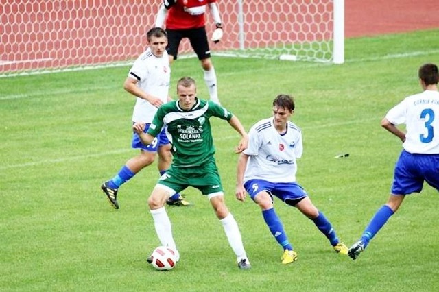 Dawid Janicki strzelił w meczu z Górnikiem dwa gole.