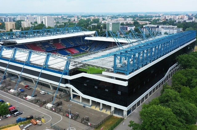 Tak prezentuje się stadion Wisły w Krakowie po przebudowie na igrzyska europejskie.