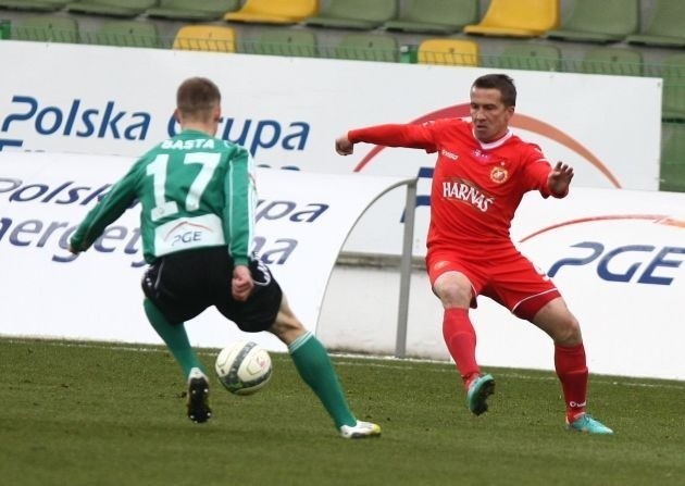 Marcin Kaczmarek jest aktualnie zawodnikiem Widzewa