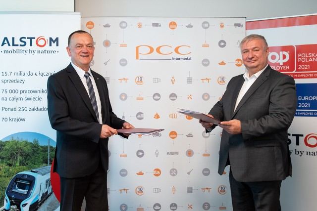 Firma PCC Intermodal SA podpisała z Alstom umowę na dostawę czterech lokomotyw wielosystemowych Traxx MS3