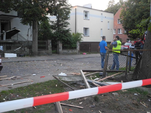 W sobotę, koło godz. 17 doszło do potężnej eksplozji w budynku przy Różyckiego w Lęborku.