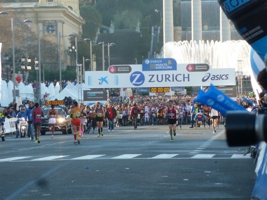 Policjanci z Raciborza w maratonie w Barcelonie najlepsi z...