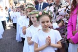 Pierwsza Komunia Święta 2023 w Wieluniu. Uroczystość w parafii św. Józefa ZDJĘCIA