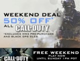 Call of Duty Black Ops do niedzieli za darmo. Cała seria taniej na steamie