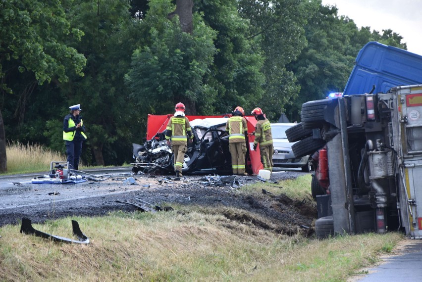 Śmiertelny wypadek na drodze krajowej nr 55 za Malborkiem w...