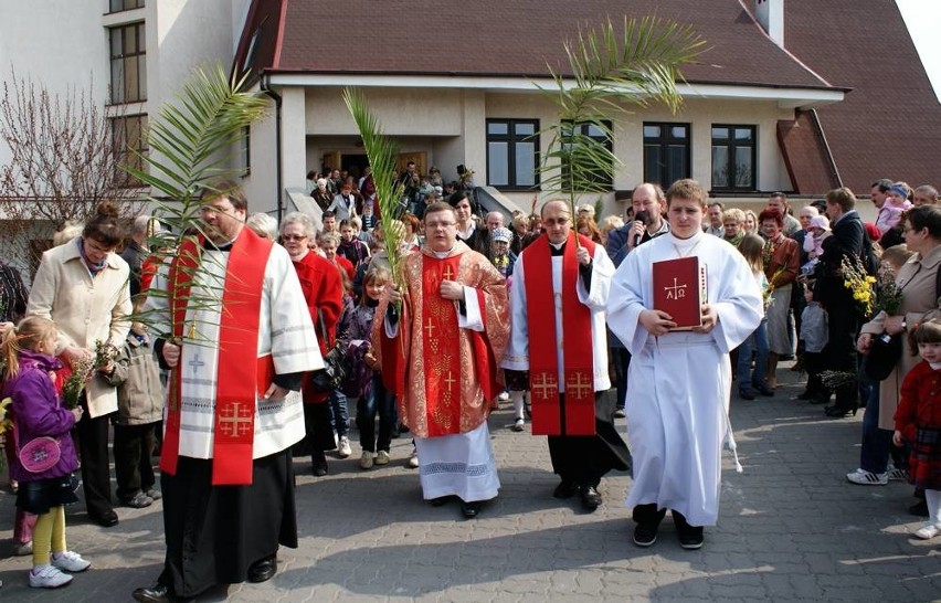 Obchody Palmowej Niedzieli w parafii Świętego Ducha w Inowrocławiu