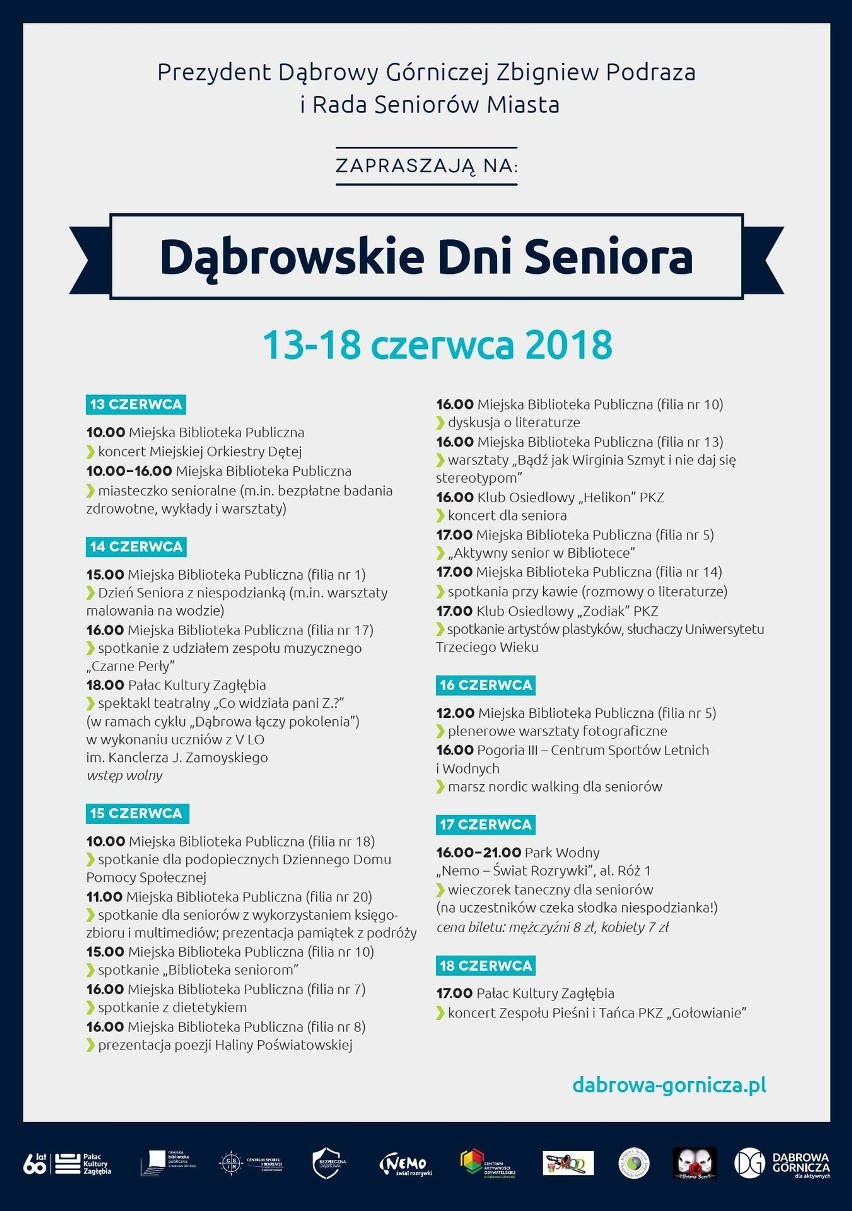 Dąbrowa Górnicza: Dąbrowskie Dni Seniora rozpoczęte. Będzie bus na telefon ZDJĘCIA