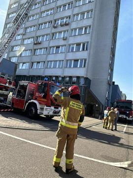 Próbna ewakuacja w Urzędzie Miasta w Białymstoku