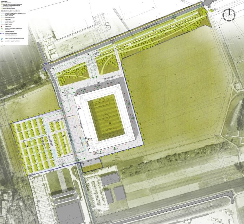 Nowy stadion w Opolu. Miejsce 1. Pracownia 90 Architekci z...