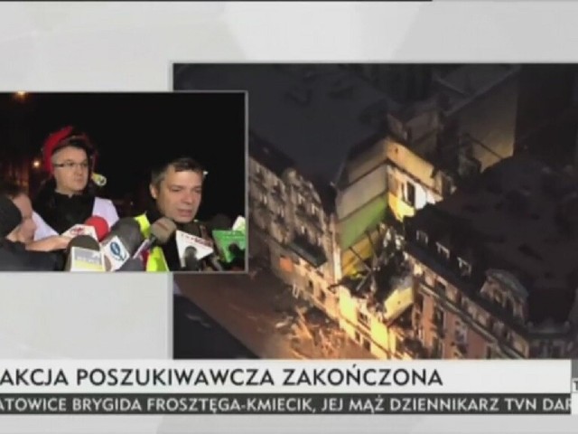 Wybuch gazu w  kamienicy w Katowicach. W gruzach odnaleziono ciało dziennikarza "Faktów" TVN, jego żony i syna